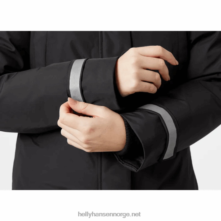 vendbar pufferjakke for kvinner Helly-Hansen F6TJ02643 knust gra
 jade