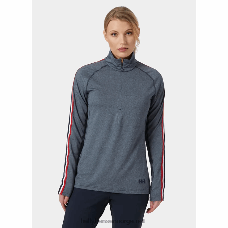 halvglidelås for kvinner i mellomlaget Helly-Hansen F6TJ01713 spurv gre