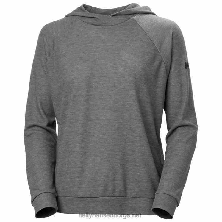 hurtigtørkende hettegenser for kvinner Helly-Hansen F6TJ01709 ibenholt