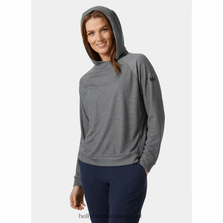 hurtigtørkende hettegenser for kvinner Helly-Hansen F6TJ01709 ibenholt