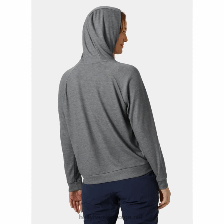 hurtigtørkende hettegenser for kvinner Helly-Hansen F6TJ01709 ibenholt