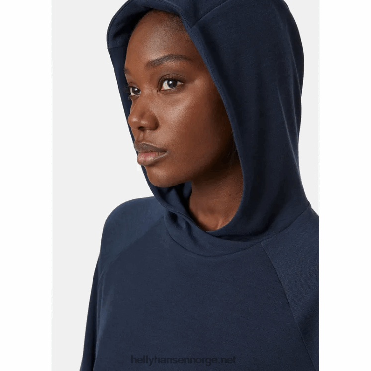 hurtigtørkende hettegenser for kvinner Helly-Hansen F6TJ01710 grå melang