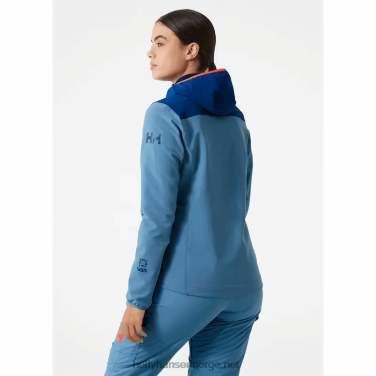 dame varde fleece med halv glidelås 2.0 Helly-Hansen F6TJ01687 marinen