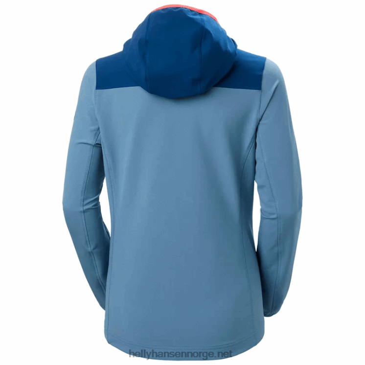 dame varde fleece med halv glidelås 2.0 Helly-Hansen F6TJ01687 marinen