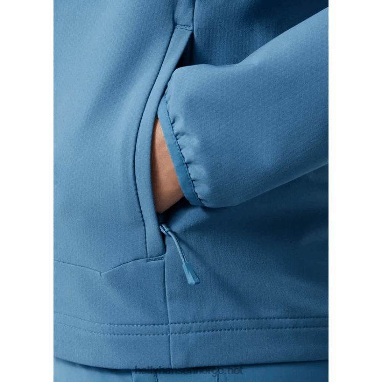 dame varde fleece med halv glidelås 2.0 Helly-Hansen F6TJ01687 marinen