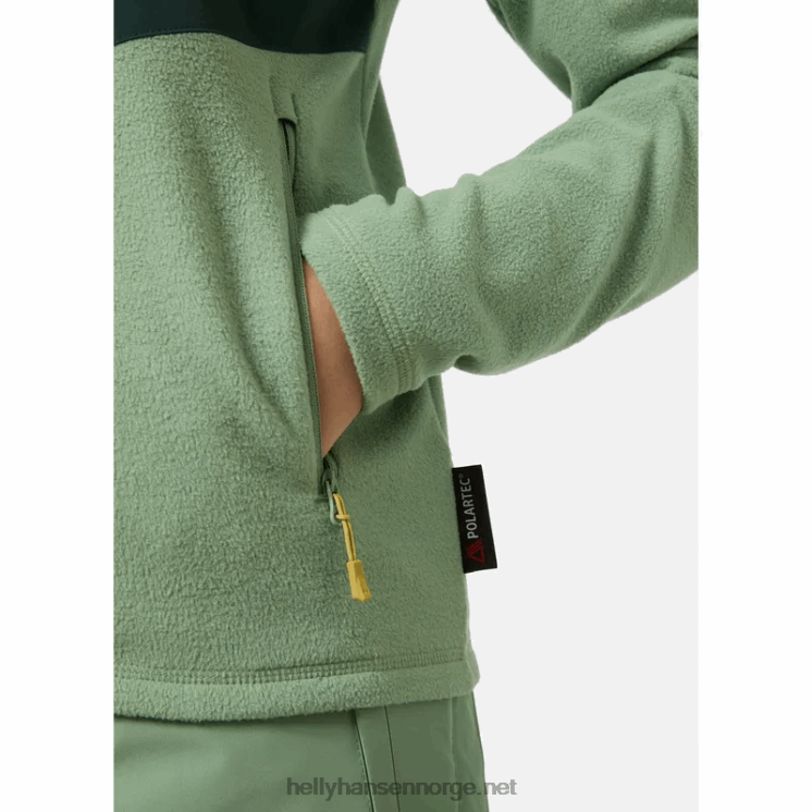 daybreaker blokkfleecejakke for kvinner Helly-Hansen F6TJ01691 terrakotta