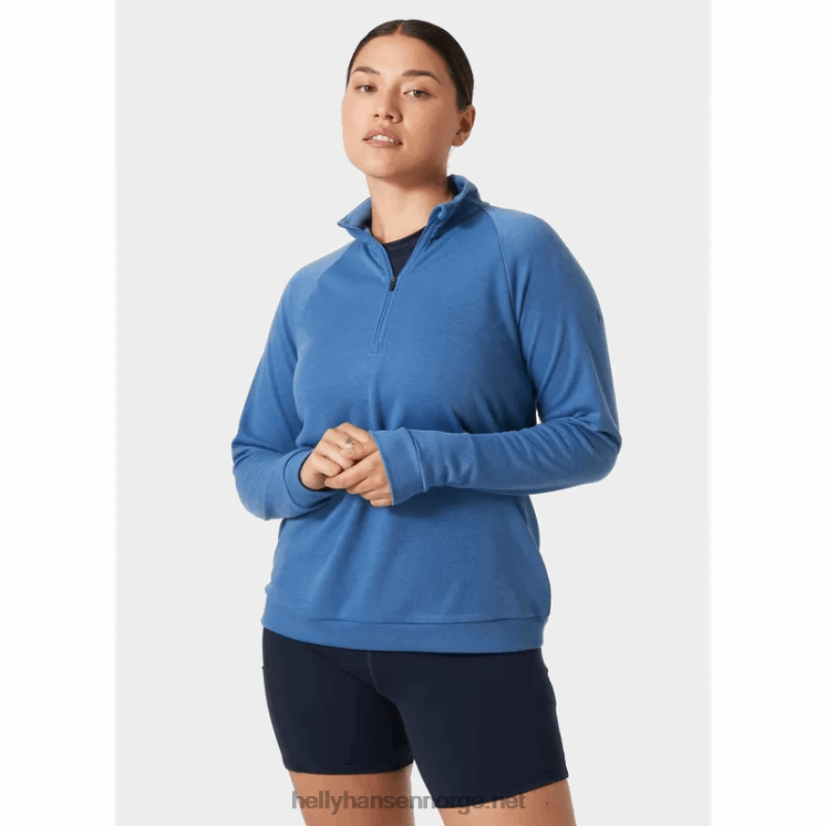 genser med halv glidelås for kvinner Helly-Hansen F6TJ01927 mynte