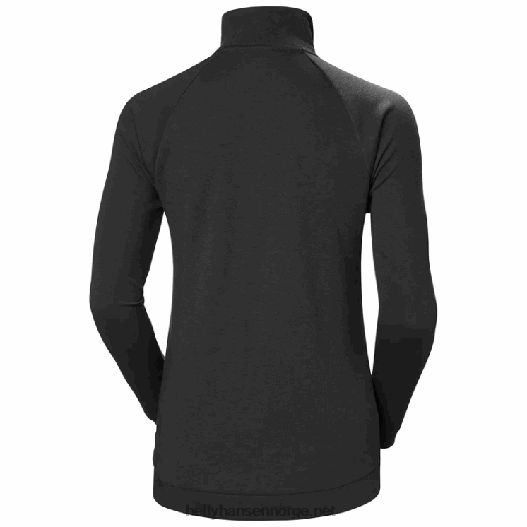 genser med halv glidelås for kvinner Helly-Hansen F6TJ01928 asuritt