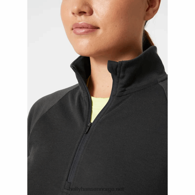 genser med halv glidelås for kvinner Helly-Hansen F6TJ01928 asuritt