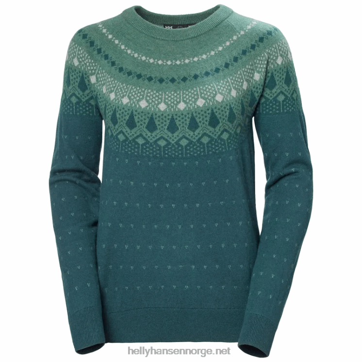 kvinners st. moritz strikket ullgenser Helly-Hansen F6TJ01921 marinen