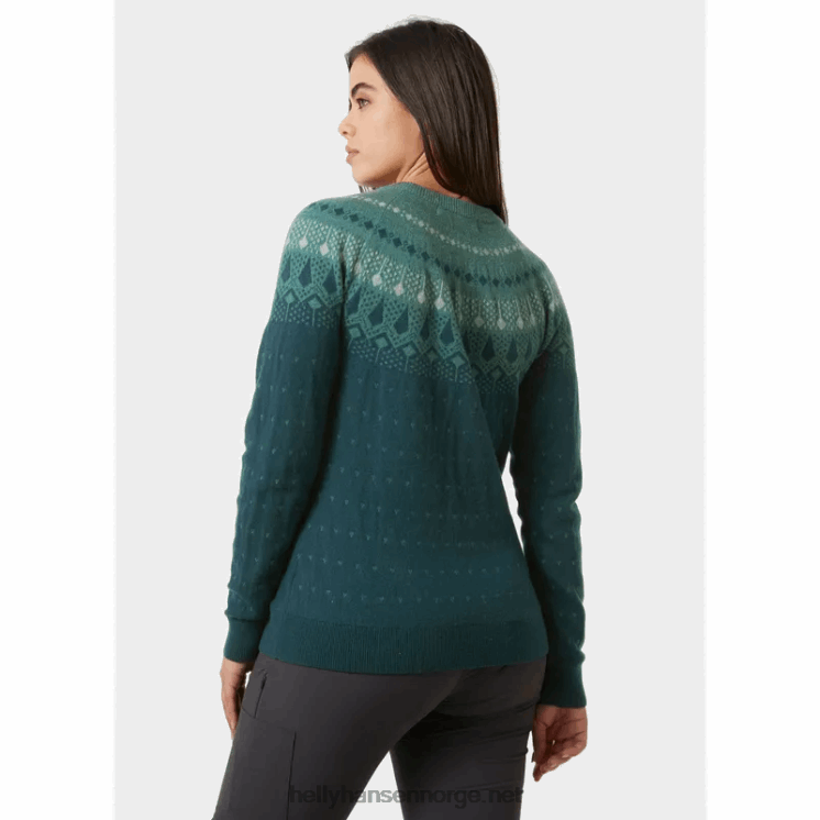 kvinners st. moritz strikket ullgenser Helly-Hansen F6TJ01921 marinen