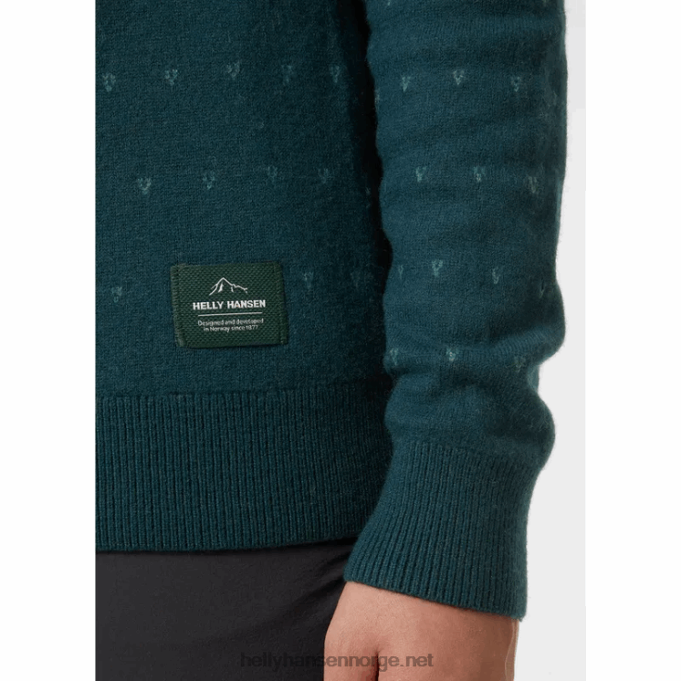 kvinners st. moritz strikket ullgenser Helly-Hansen F6TJ01921 marinen