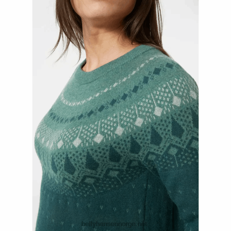 kvinners st. moritz strikket ullgenser Helly-Hansen F6TJ01921 marinen