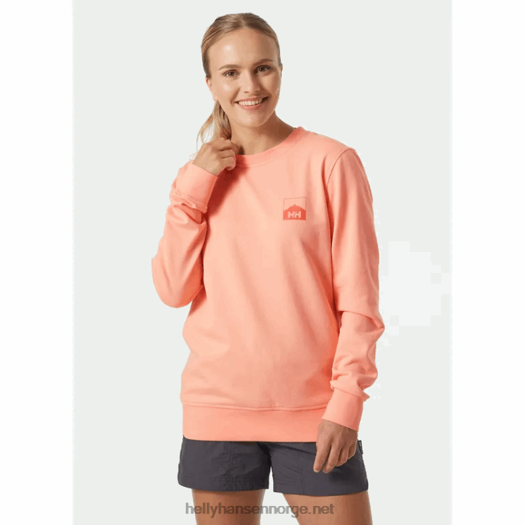 nord grafisk genser for kvinner Helly-Hansen F6TJ01884 bleknet yello