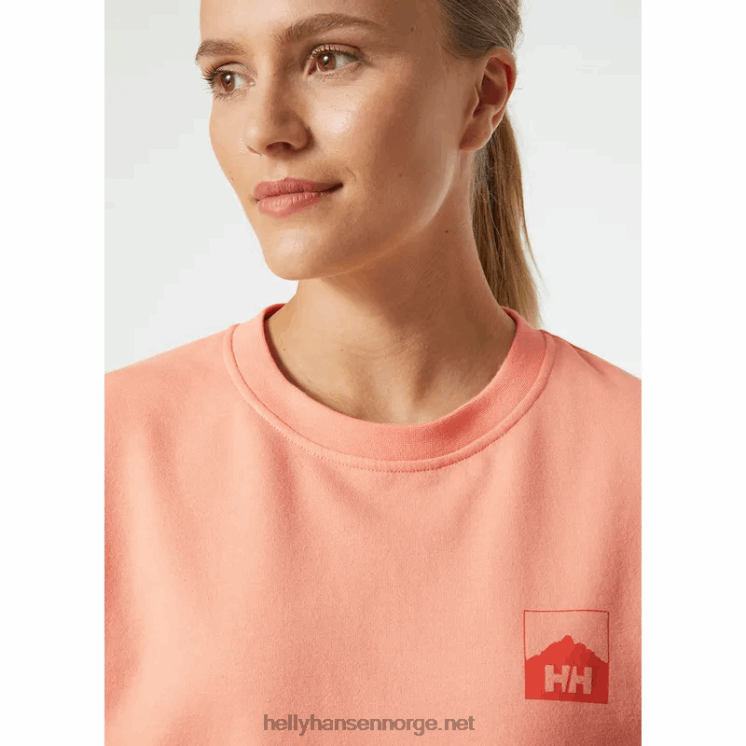 nord grafisk genser for kvinner Helly-Hansen F6TJ01884 bleknet yello