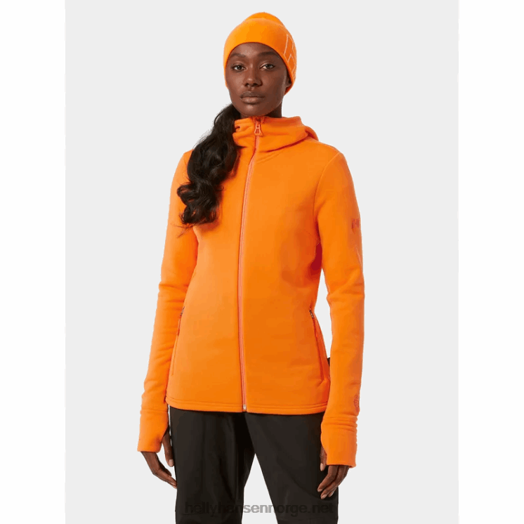 odin power stretch genser med halv glidelås for kvinner Helly-Hansen F6TJ02253 svart