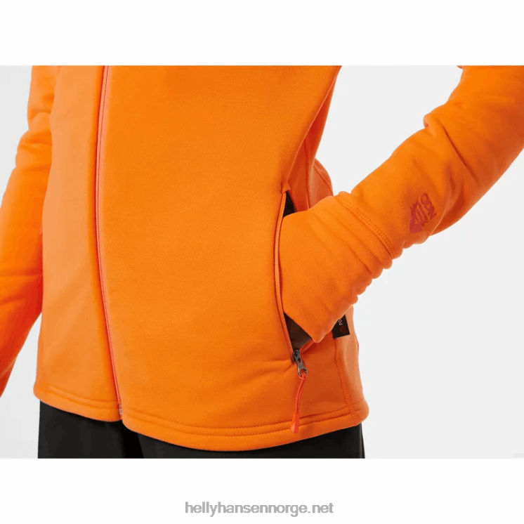 odin power stretch genser med halv glidelås for kvinner Helly-Hansen F6TJ02253 svart