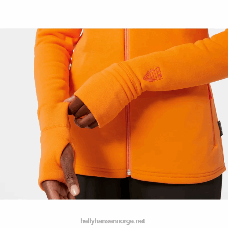 odin power stretch genser med halv glidelås for kvinner Helly-Hansen F6TJ02253 svart