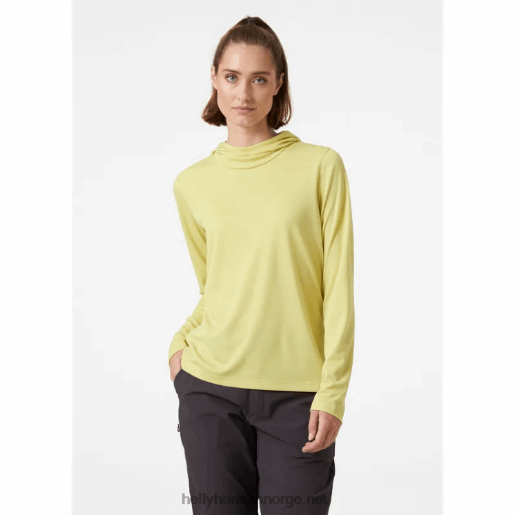 verglass hettegenser for kvinner Helly-Hansen F6TJ01903 terrakotta