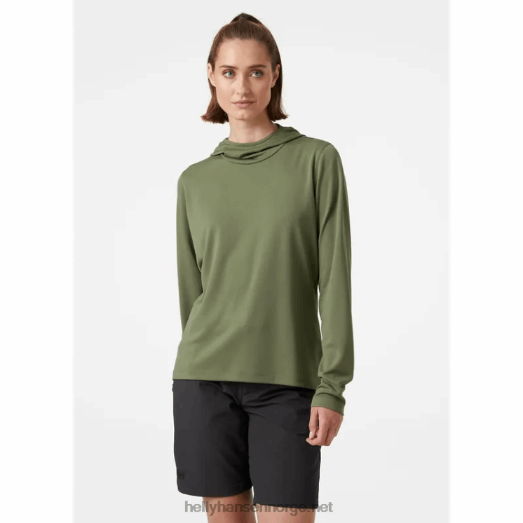 verglass hettegenser for kvinner Helly-Hansen F6TJ01905 asuritt