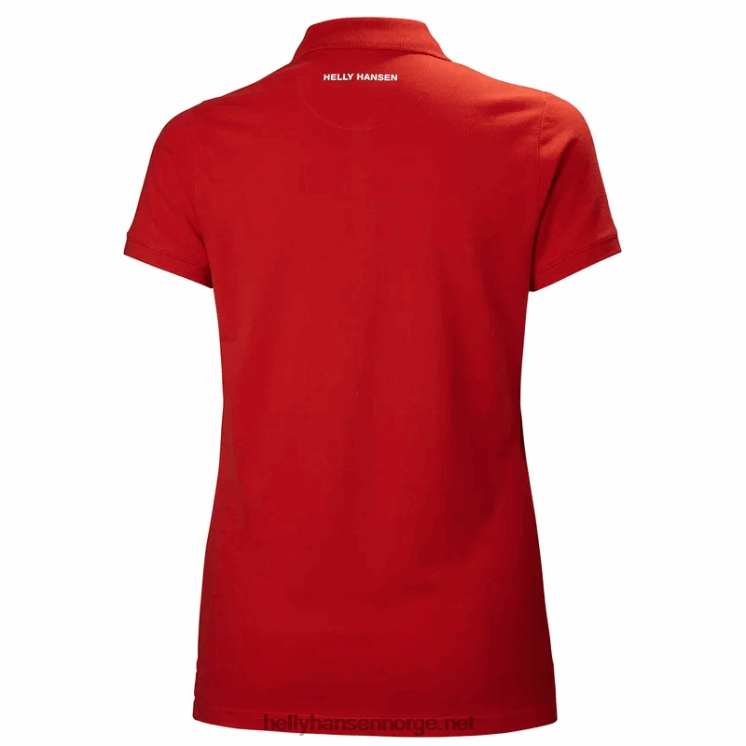 dame crew pique 2 polo Helly-Hansen F6TJ02002 hvit