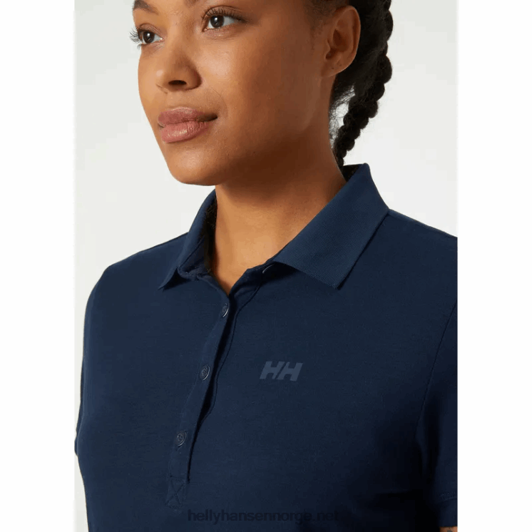 dame sirene hurtigtørkende polo Helly-Hansen F6TJ02018 hvit