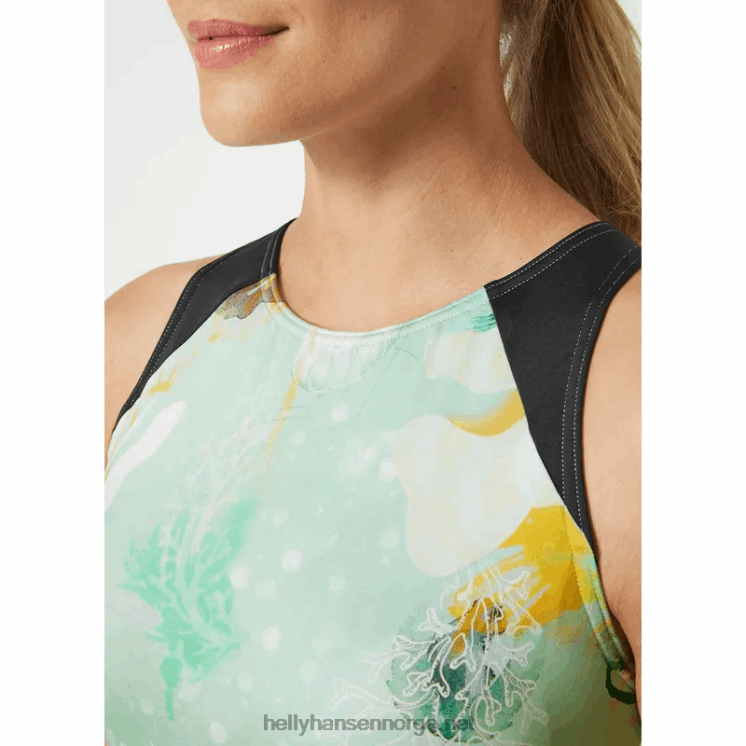 dame sirene hurtigtørkende polo Helly-Hansen F6TJ02019 marinen