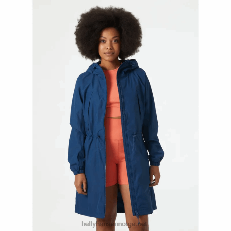 essens regnfrakk for kvinner Helly-Hansen F6TJ02245 terrakotta