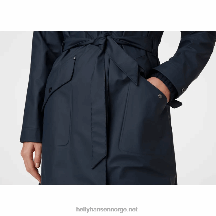 kirkwall ii regnfrakk for kvinner Helly-Hansen F6TJ01528 vesentlig y