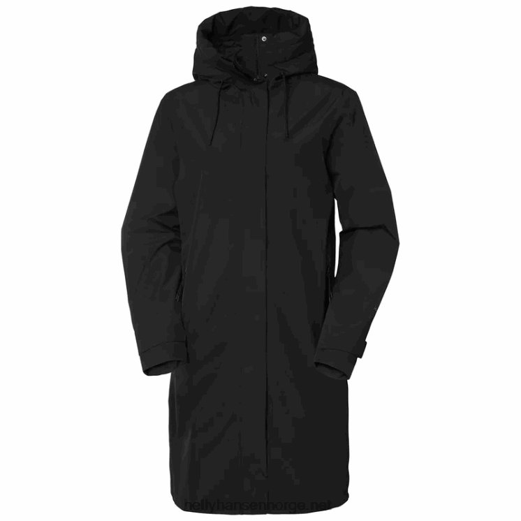 kvinners jane trench Helly-Hansen F6TJ01533 svart