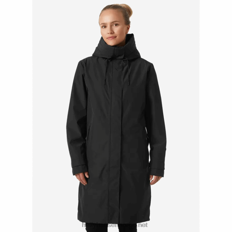 kvinners jane trench Helly-Hansen F6TJ01533 svart
