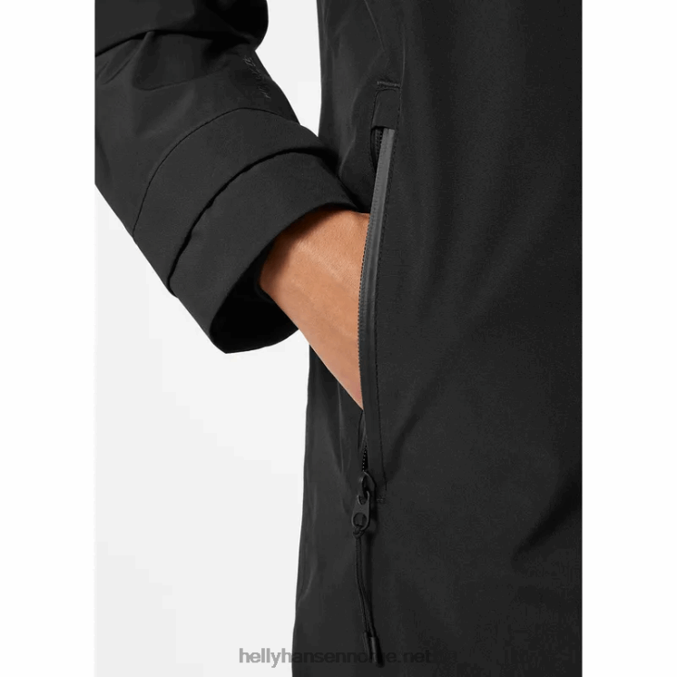 kvinners jane trench Helly-Hansen F6TJ01533 svart