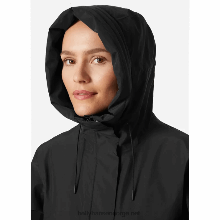 kvinners jane trench Helly-Hansen F6TJ01533 svart