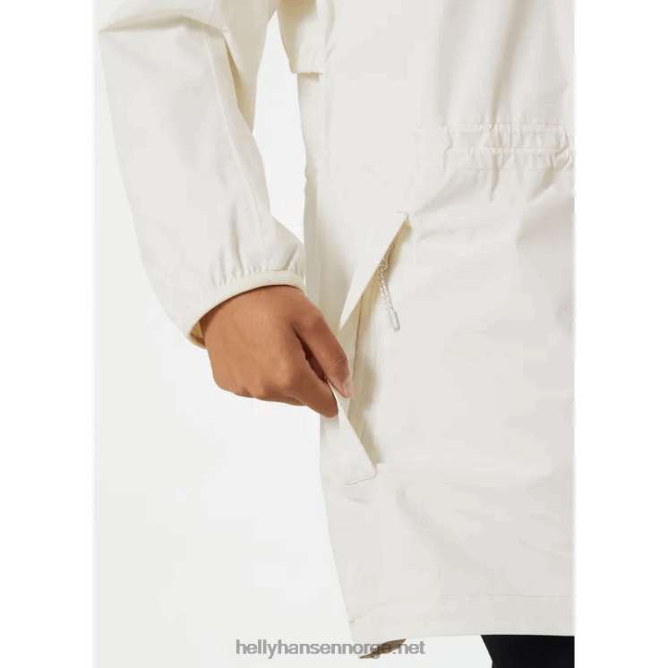 mellomlang regnfrakk for kvinner Helly-Hansen F6TJ02236 lyng