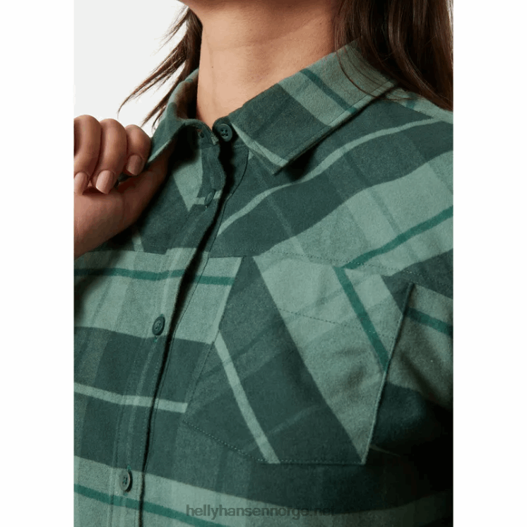 klassisk rutete langermet skjorte for kvinner Helly-Hansen F6TJ02036 honningkake