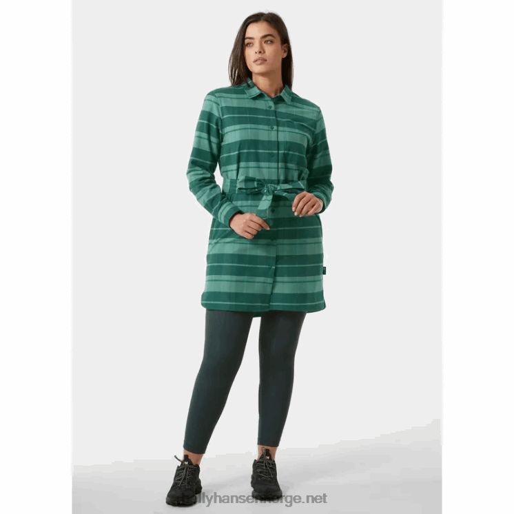 økologisk flanellskjortekjole for kvinner Helly-Hansen F6TJ02032 hav