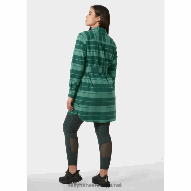 økologisk flanellskjortekjole for kvinner Helly-Hansen F6TJ02032 hav