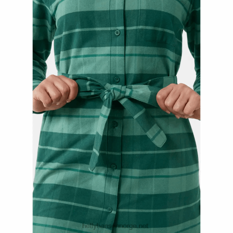 økologisk flanellskjortekjole for kvinner Helly-Hansen F6TJ02032 hav