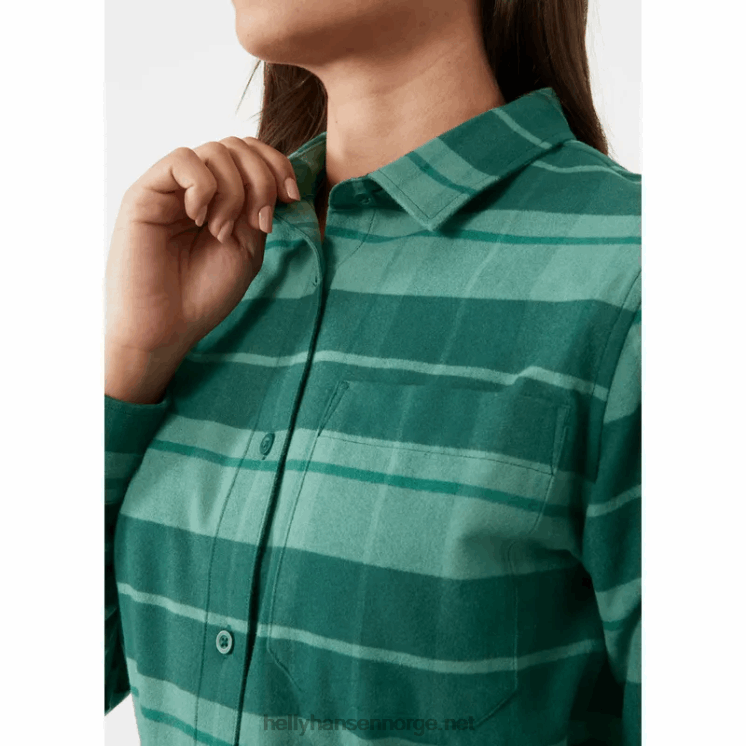 økologisk flanellskjortekjole for kvinner Helly-Hansen F6TJ02032 hav