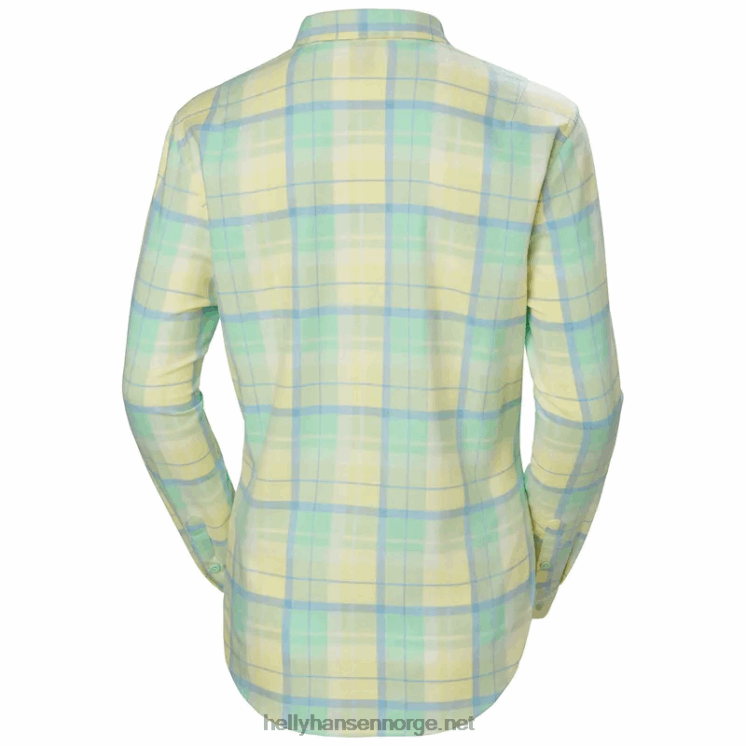 kvinner lokka økologisk flanell langermet skjorte Helly-Hansen F6TJ02025 mjød mønster