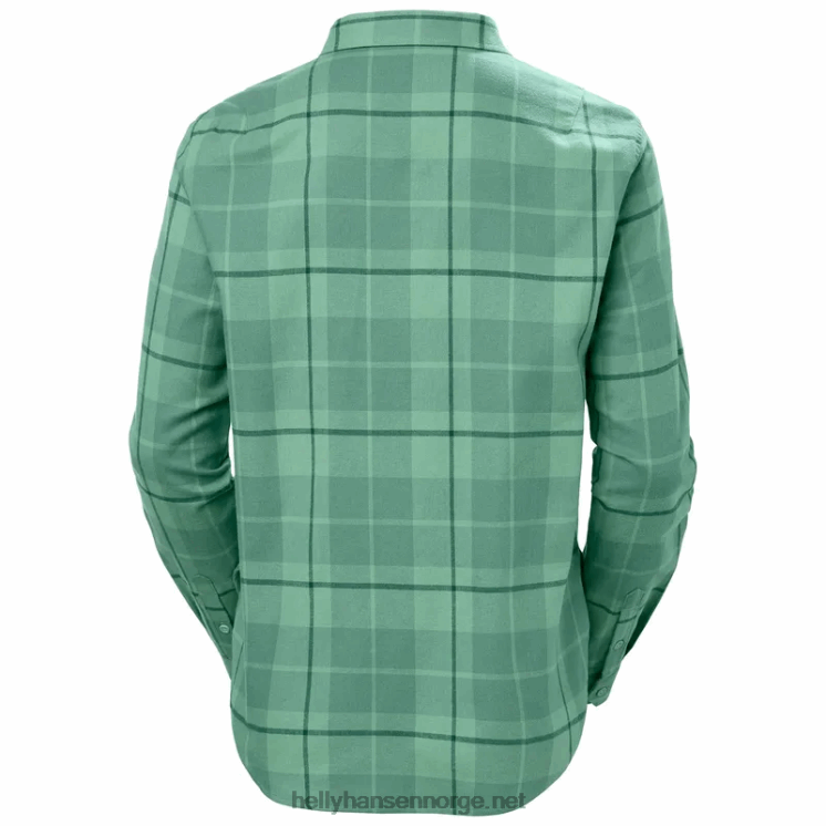 kvinner lokka økologisk flanell langermet skjorte Helly-Hansen F6TJ02028 myk grå