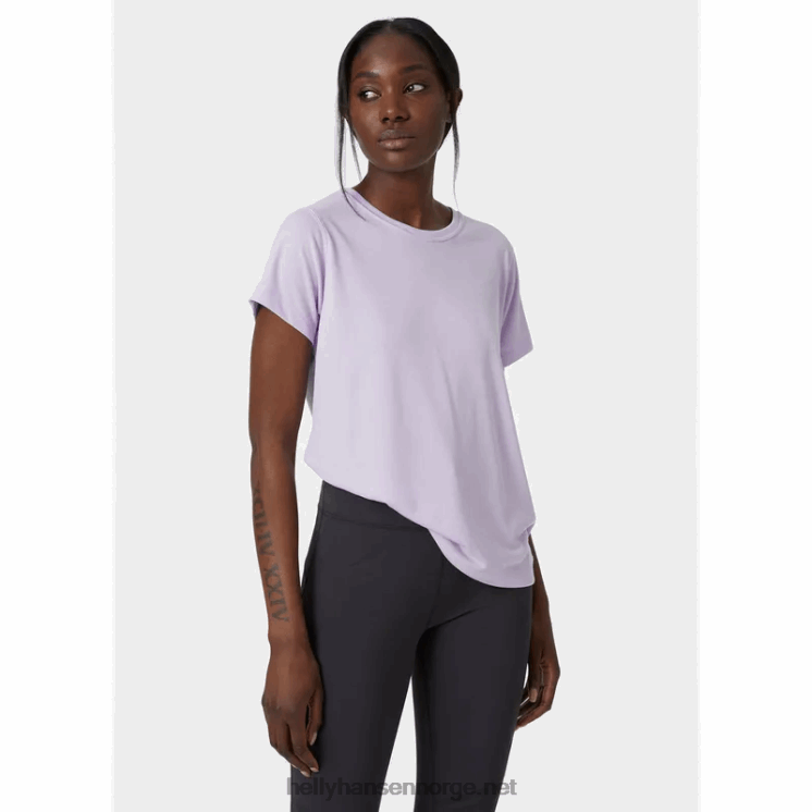 aktiv t-skjorte for kvinner 2.0 Helly-Hansen F6TJ02699 roserøyk