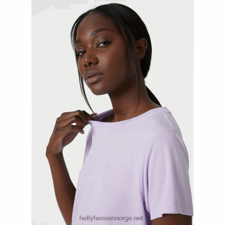 aktiv t-skjorte for kvinner 2.0 Helly-Hansen F6TJ02699 roserøyk