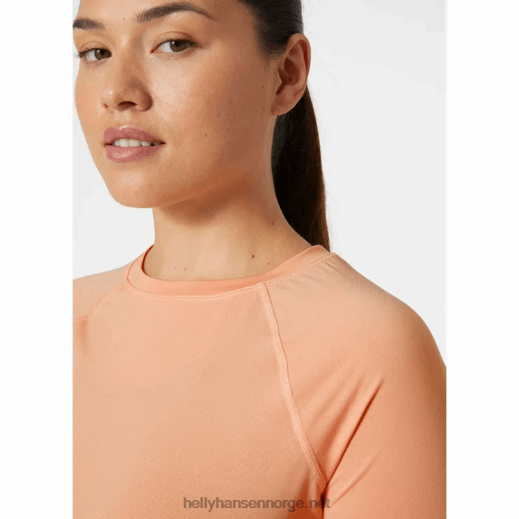 aktiv t-skjorte for kvinner 2.0 Helly-Hansen F6TJ02702 hvit
 svart