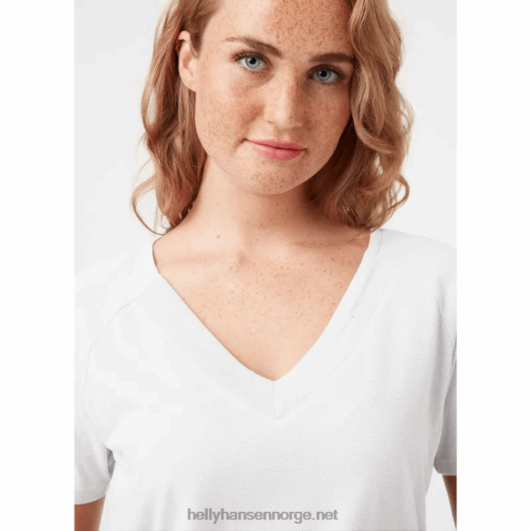 dame sirene hurtigtørkende t-skjorte Helly-Hansen F6TJ01952 skagen blå