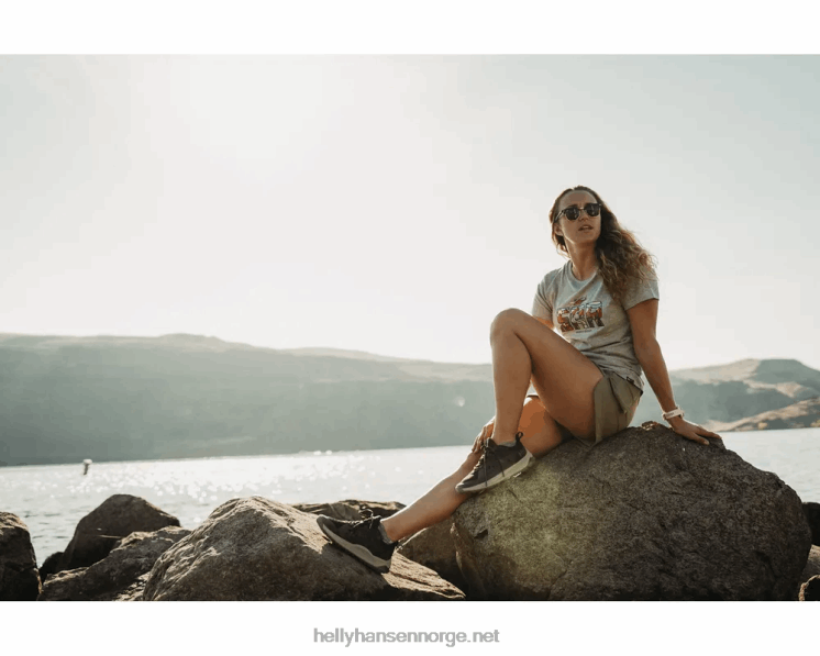 f2f t-skjorte i økologisk bomull for kvinner Helly-Hansen F6TJ01940 grå mel kvm