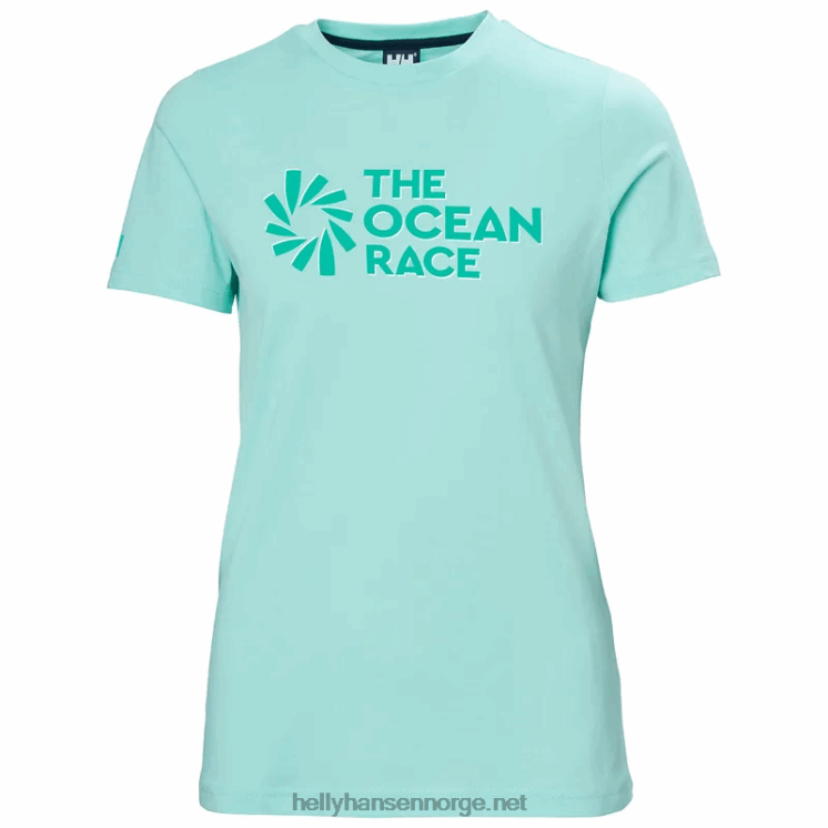 havkappløps-t-skjorte for kvinner Helly-Hansen F6TJ01986 papaya punc