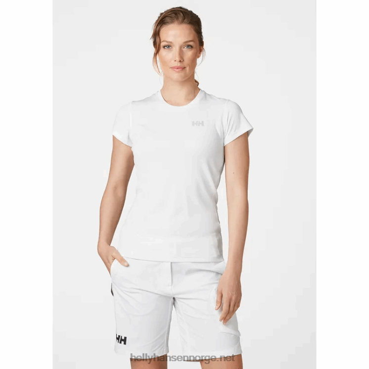 hh lifa active solen t-skjorte for kvinner Helly-Hansen F6TJ01977 lav grønn