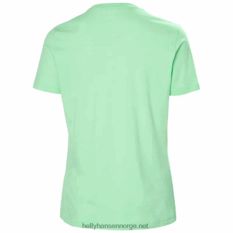 hh logo t-skjorte for kvinner Helly-Hansen F6TJ01944 terrakotta