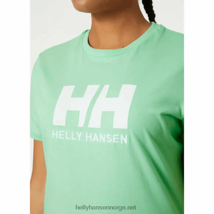 hh logo t-skjorte for kvinner Helly-Hansen F6TJ01944 terrakotta